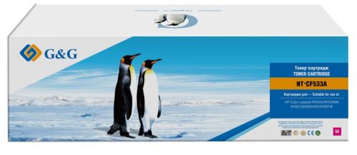 Тонер-картридж G&G пурпурный для НР LaserJet Color M154A/NW M180/180N M181/181FW (900стр) NT-CF533A NT-CF533A