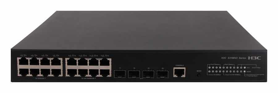 Коммутатор H3C LS-3100V3-20TP-PWR-EI-DC-GL LS-3100V3-20TP-PWR-EI-DC-GL