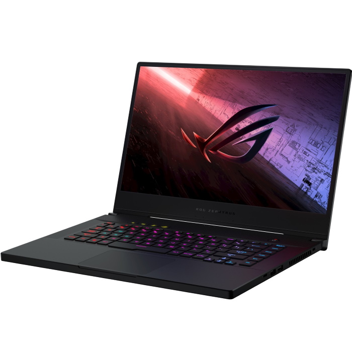 Ноутбук ASUS ROG GX502LXS-HF082T Zephyrus XMAS 15.6"(1920x1080 (матовый, 300Hz) IPS)/Intel Core i7 10875H(2.3Ghz)/16384Mb/2x512SSDGb/noDVD/Ext:nVidia GeForce RTX2080 Super Max-Q(8192Mb)/BT/WiFi/war 1y/1.9kg/Brushed Black/W10 90NR0311-M01700 90NR0311-M01700