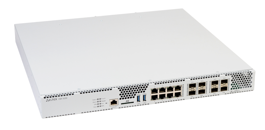 Маршрутизатор Eltex  ESR-3100, 8хEthernet 10/100/1000BASE-T, 8х10GBASE-R SFP+, 16GB RAM, 1 слот для SD-карт, 2 слота для модулей питания ESR-3100 ESR-3100 #3