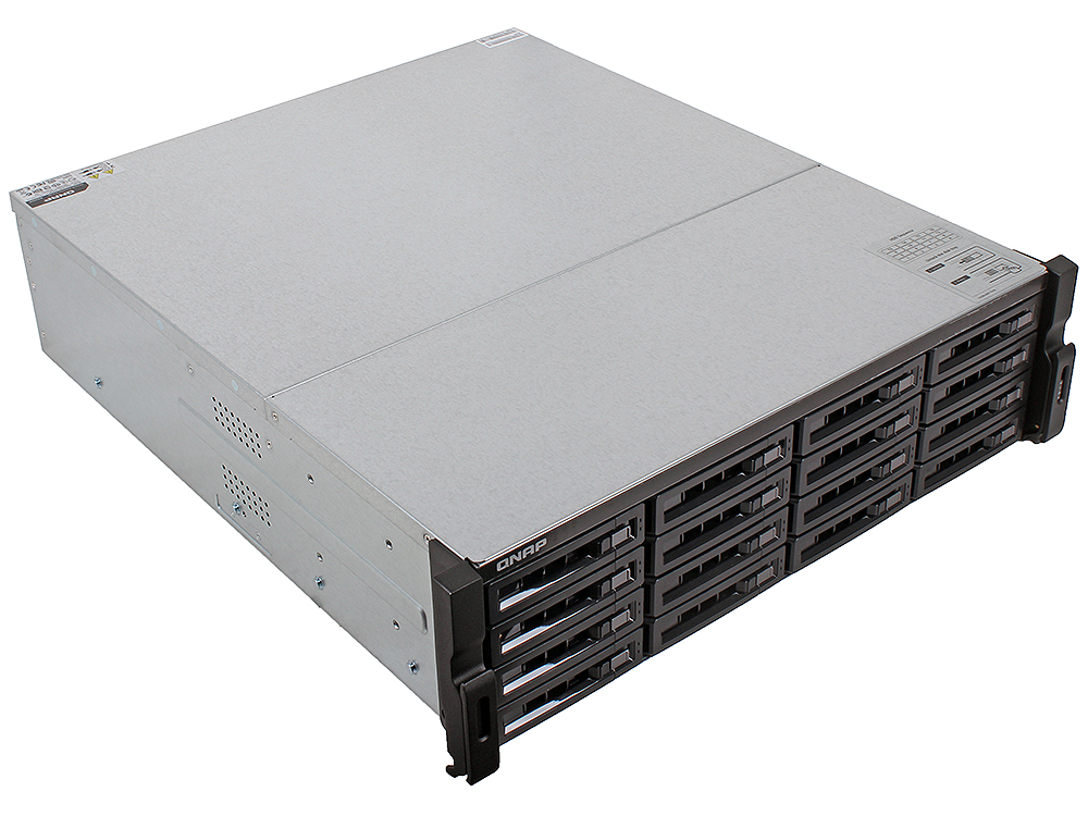 Сетевой RAID-накопитель QNAP 16 отсеков для HDD SAS/SATA, ECC, 19", два блока питания. Intel Xeon E3-1245 v2 3,4 ГГц, 8ГБ TS-EC1679U-SAS-RP TS-EC1679U-SAS-RP