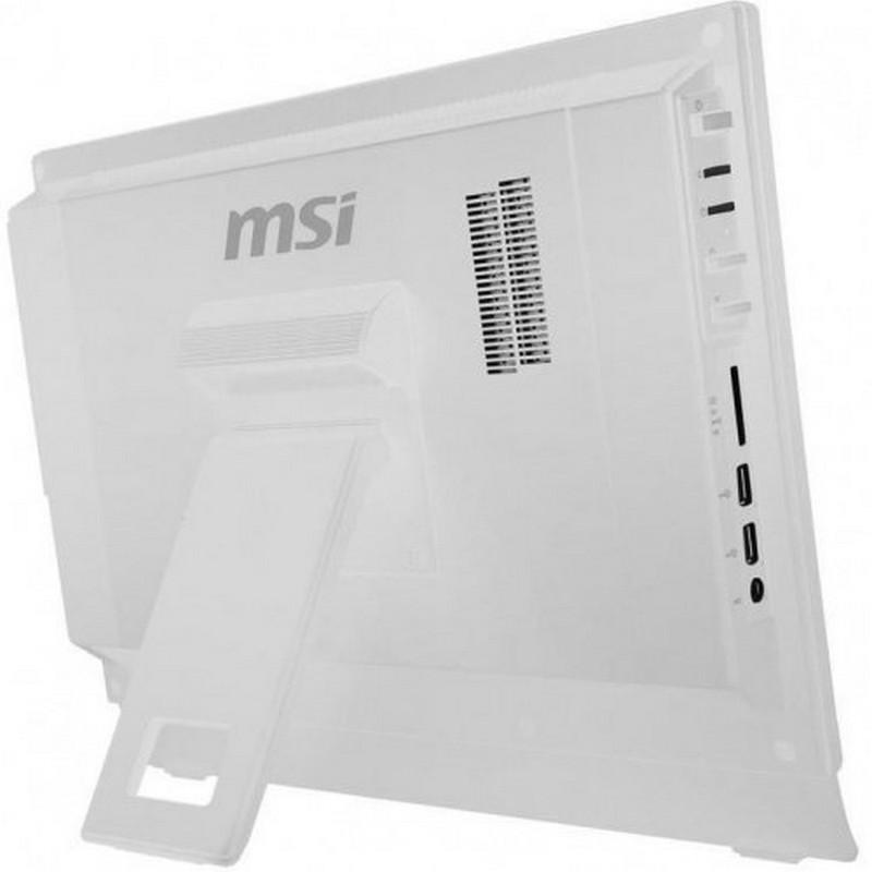 Моноблок MSI Pro 16T 7M-081XRU Touch 15.6"(1600x900 (матовый))/Touch/Intel Celeron 3865U(1.8Ghz)/4096Mb/256SSDGb/noDVD/Int:Intel HD/Cam/BT/WiFi/war 1y/3.85kg/White/DOS 9S6-A61612-204 9S6-A61612-204