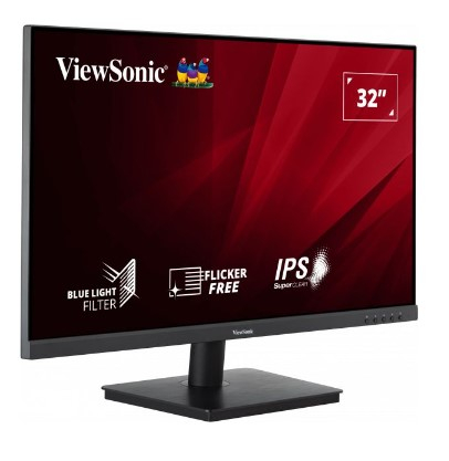 Монитор ViewSonic 31.5" черный IPS LED 4ms 16:9 HDMI M/M матовая 250cd 178гр/178гр 2560x1440 DP 2K 7.3кг VA3209-2K-MHD VA3209-2K-MHD