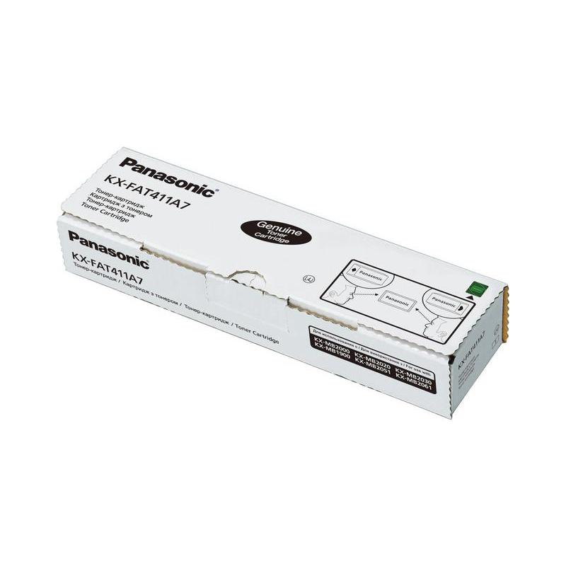 Картридж Panasonic [KX-FAT411A7], черный KX-FAT411A7