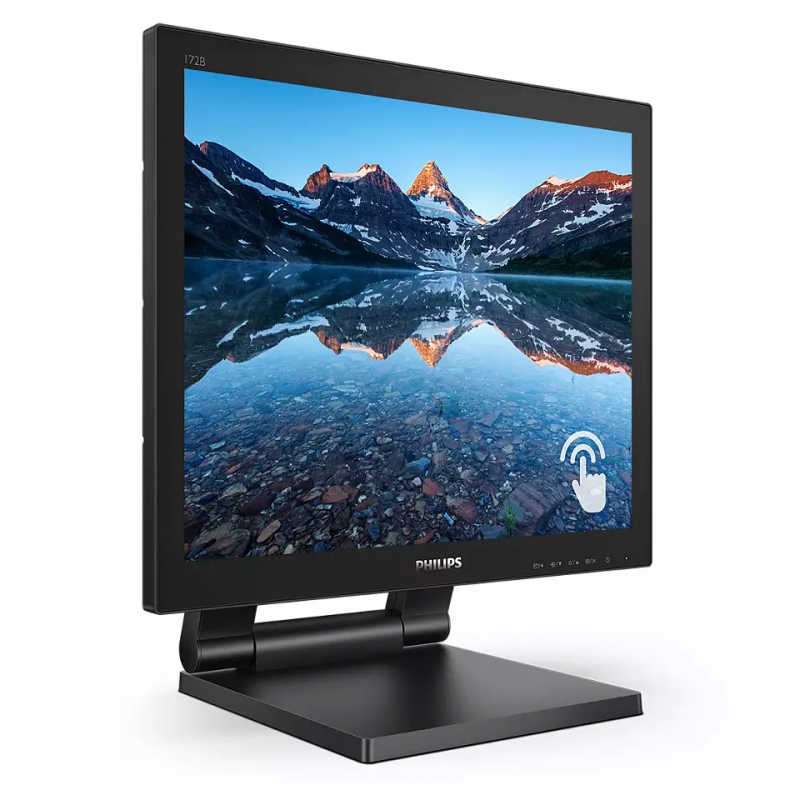 Монитор Philips 17" 43,2 cm 5:4 1280х1024(SXGA) TN, GLARE, 60 Гц, 250cd/m2, H170°/V160°, 1000:1, 50M:1, 16.7M, 1ms, VGA, DVI, 1.4, 1.2, USB-Hub, Height adj, Tilt, Speakers, 3Y, Black 172B9T (00/01) 172B9T (00/01)