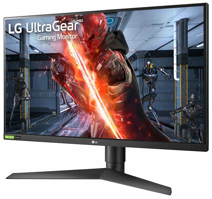 Монитор LG LCD 27'' 27GN750-B {IPS 1920х1080 16:9 400cd 178/178 1000:1 1ms 2xHDMI DisplayPort USB-Hub Pivot Tilt Audioout} 27GN750-B.ARUZ 27GN750-B.ARUZ