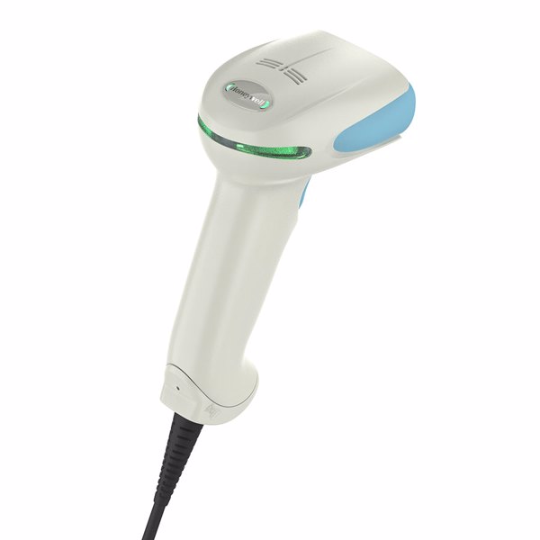 Сканер штрих-кода Honeywell 1950h USB Kit: 1D, PDF417, 2D, SR focus, white disinfectant-ready housings scanner (1950hHD-5-R), USB Type A 2m straight cable (CBL-500-200-S00) 1950HSR-5USB-R 1950HSR-5USB-R #1