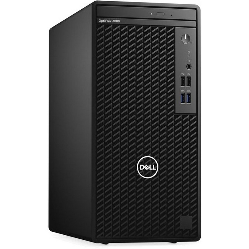 Персональный компьютер Dell Optiplex 3080 MT Core i5-10505 (3,2GHz) 8GB (1x8GB) DDR4 512GB SSD Intel UHD 630 TPM W10 Pro 1y NBD 3080-2774 3080-2774