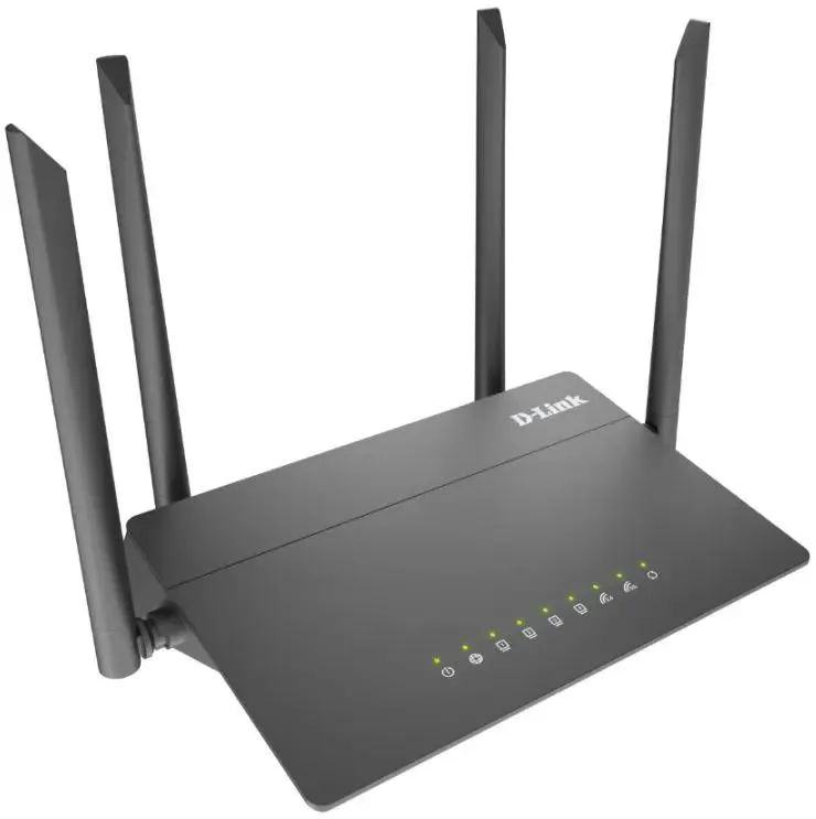 Маршрутизатор D-Link  Wireless AC1200 Dual-Band Router with 1 10/100Base-TX WAN port and 4 10/100Base-TX LAN ports DIR-822/RU/R4A DIR-822/RU/R4A