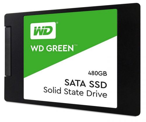 Твердотельный накопитель WD 480Гб, 2.5", SATA III SSD 2.5 WDS480G2G0A WDS480G2G0A