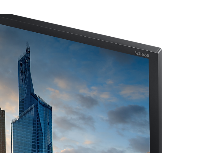 Монитор Samsung 27"  S27H650FDI Black (PLS, 1920x1080, D-sub+HDMI+DP, 5 ms, 178°/178°, 250 cd/m, 1000:1, Pivot) LS27H650FDIXCI LS27H650FDIXCI