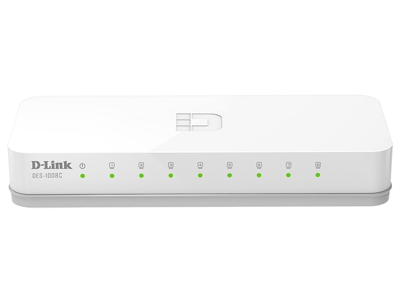 Коммутатор D-Link L2 Unmanaged Switch with 8 10/100Base-TX ports DES-1008C/B1A DES-1008C/B1A #2