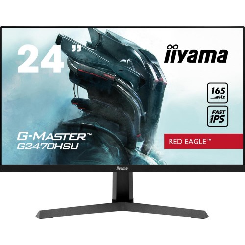 Монитор IIYAMA 23,8" G-MASTER 1920x1080@165Гц IPS LED 16:9 0,8ms HDMI DP 80M:1 1100:1 178/178 250cd Tilt Speakers Black A+ G2470HSU-B1 G2470HSU-B1