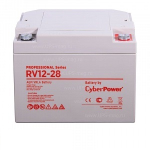Батарея CyberPower Professional series RV 12-28 / 12V 28 Ah RV 12-28 RV 12-28