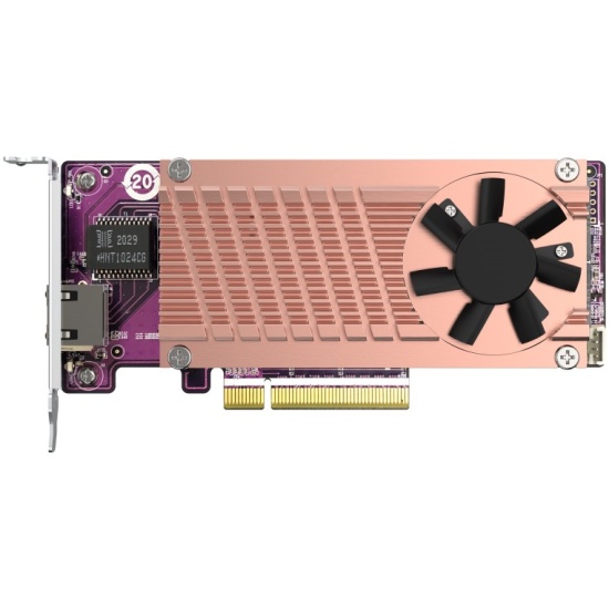 Сетевая карта QNAP  Expansion Card, PCIe Gen3 x8 2x10GbE(SFP+) QXG-10G2SF-X710 QXG-10G2SF-X710