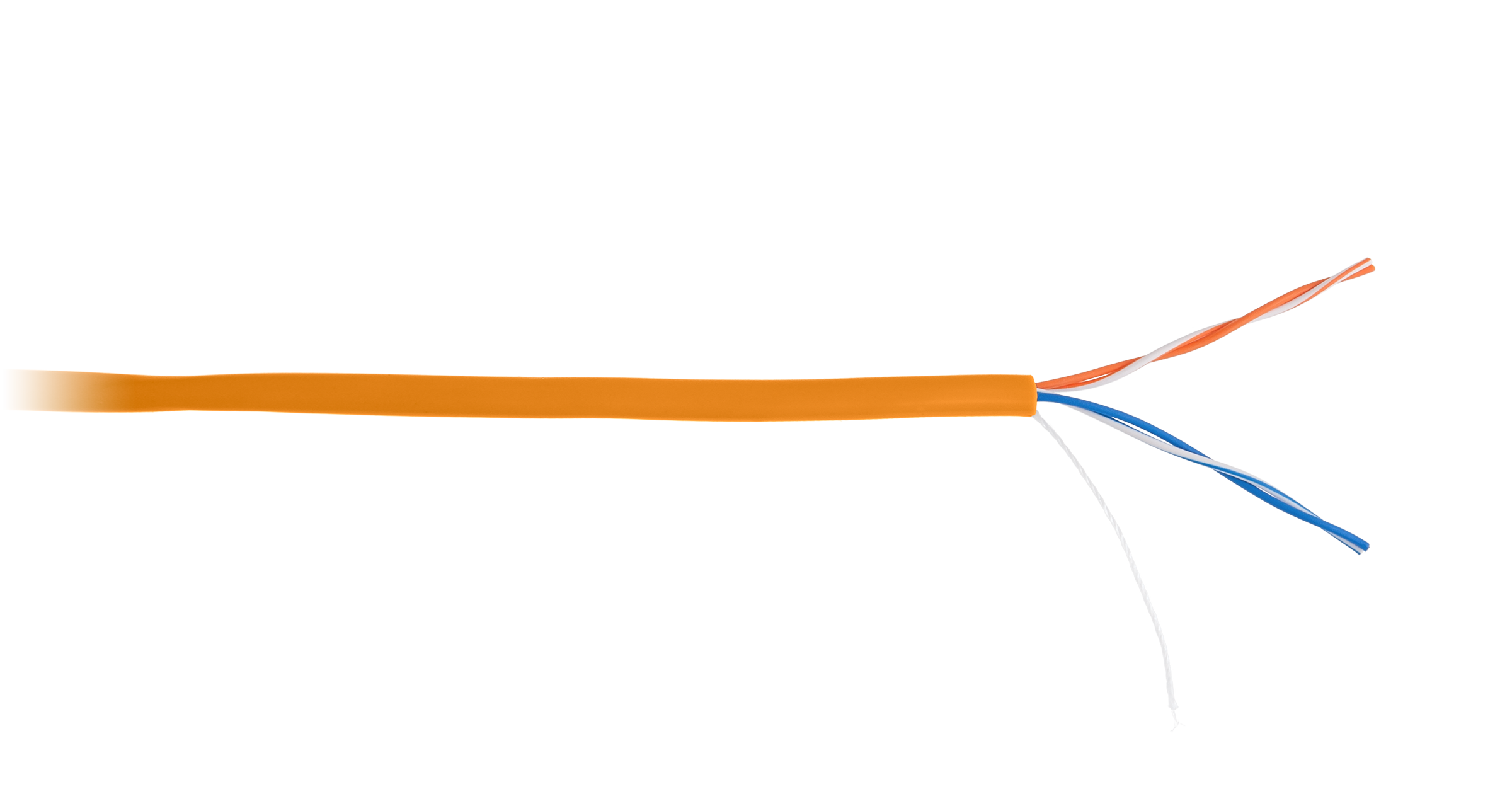 Кабель витая пара NETLAN U/UTP 2 пары, Кат.5, внутренний, LSZH EC-UU002-5-LSZH-OR EC-UU002-5-LSZH-OR