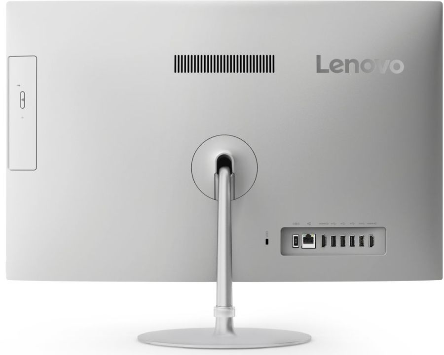 Моноблок Lenovo IdeaCentre 520-24ICB, 23.8" Full HD i3 8100T (3.1), 8Gb, SSD128Gb, UHDG 630, CR, Windows 10, GbitEth, WiFi, BT, 90W, клавиатура, мышь, Cam, серебристый 1920x1080 F0DJ00DERK F0DJ00DERK