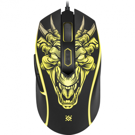 Мышь Defender проводная игровая  Monstro GM-510L оптика,6кнопок,3200dpi 52510 52510 #1