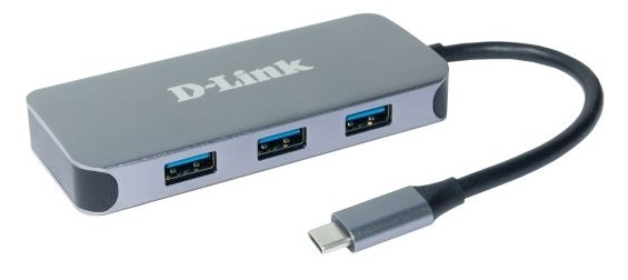 Док-станция D-Link  с разъемом USB Type-C, 3 портами USB 3.0, 1 портом USB Type-C/PD 3.0, 1 портом HDMI и 1 портом Gigabit Ethernet DUB-2335/A1A DUB-2335/A1A