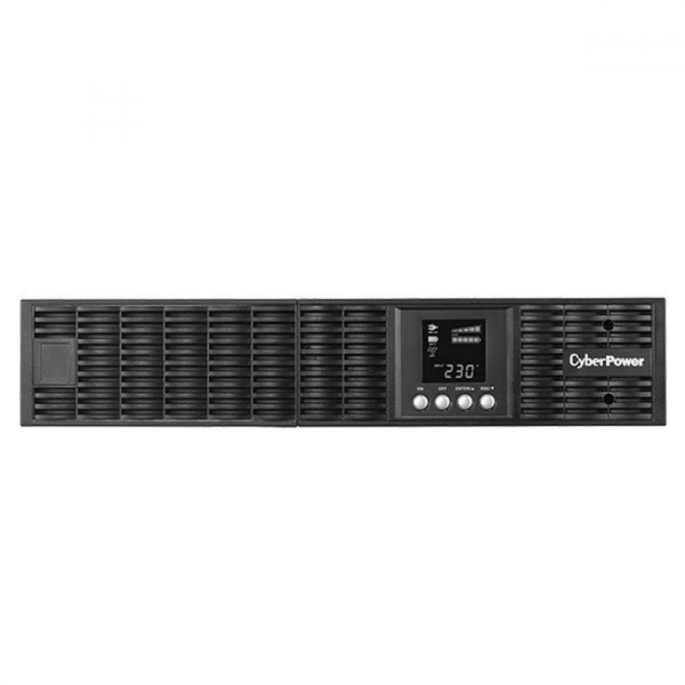 Источник бесперебойного питания CyberPower 1PE-C000168-00G on-line 2000VA/1800W USB/RS-232/EPO/SNMPslot/RJ11/45/ext.battery (8 IEC) OLS2000ERT2U OLS2000ERT2U