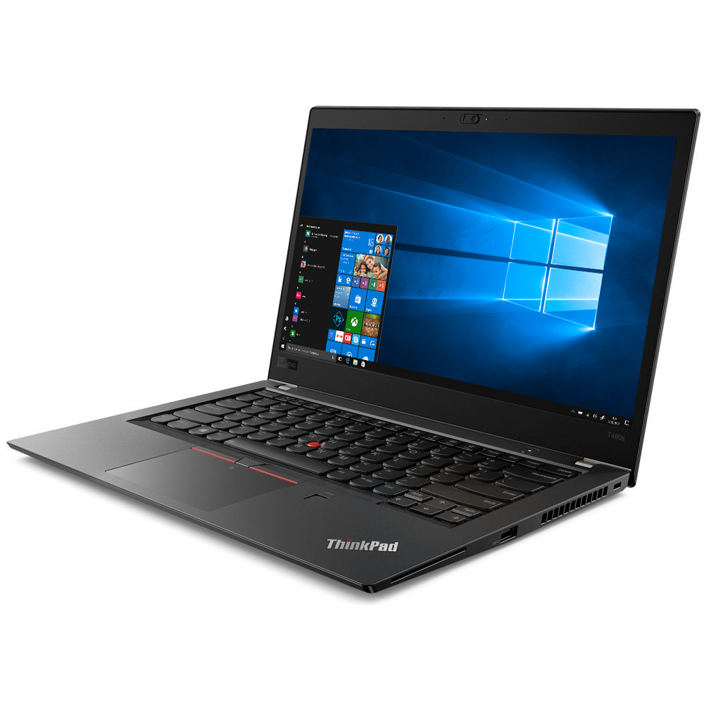 Ноутбук Lenovo ThinkPad T480s 14" FHD (1920x1080) IPS, i7-8550U (1.80 GHz) intel UHD Graphics 620, 16GB DDR4, 256GB SSD, no ODD, WiFi, BT, 4GLTE, FPR+SCR, 720P,3cell, Win10 Pro, Black, 1.32kg, 3y.c.i  20L7004NRT 20L7004NRT