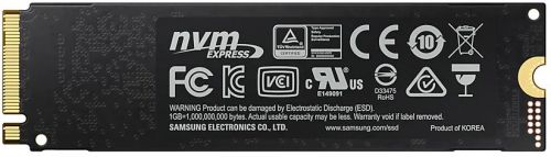 Твердотельный накопитель Samsung 970 EVO plus M.2 500 ГБ, 3500/3200, IOPS 480/550K MZ-V7S500BW MZ-V7S500BW