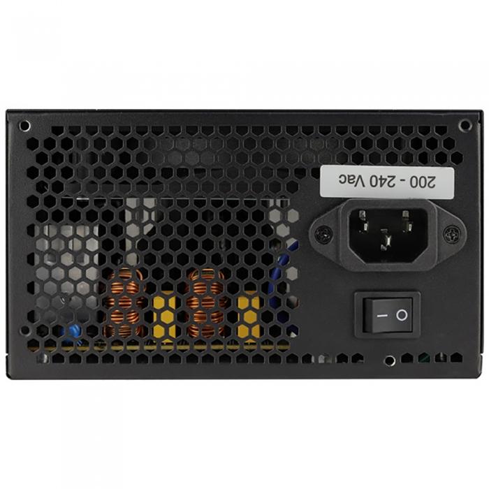 Блок питания Aerocool 80+ gold (24+4+4pin) APFC 120mm fan red LED 7xSAT KCAS-750G KCAS-750G