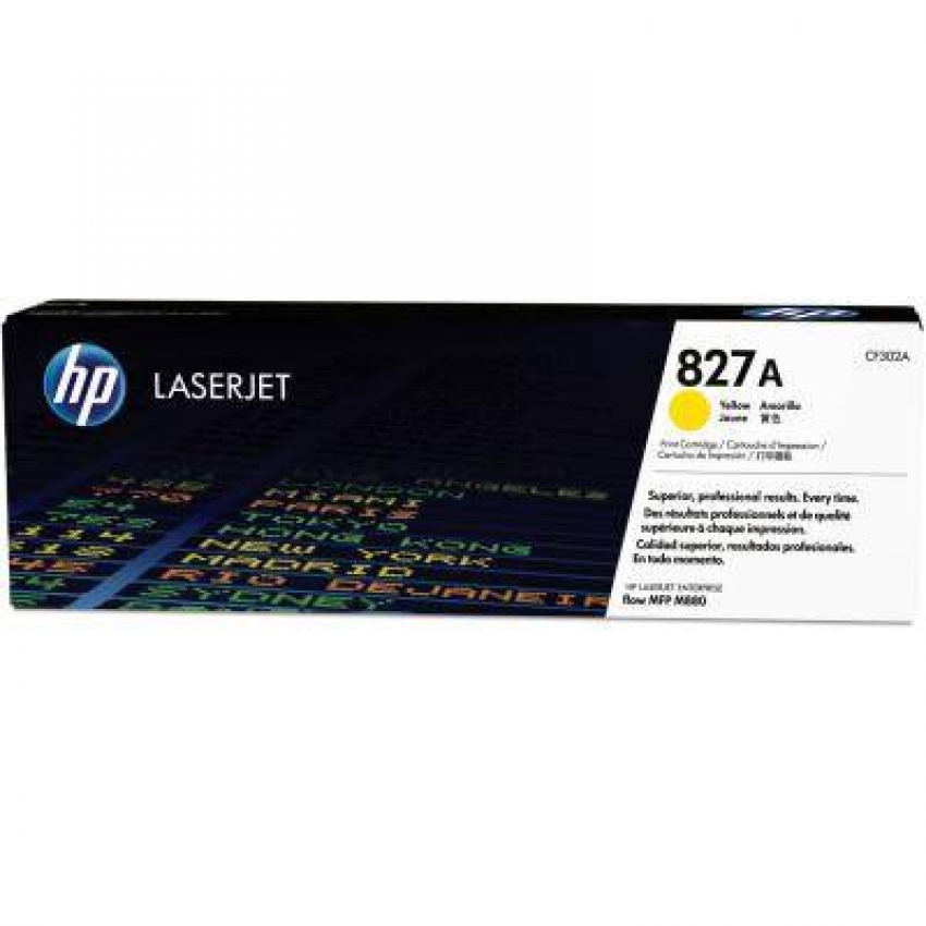 Тонер-картридж HP 827A Yellow для Enterprise flow M880z/M880z+/M880z+NFC/M880zm/M880zm+ Contract (38500 стр) CF302AC CF302AC