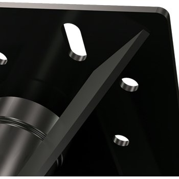 Адаптер Wize Pro CA8HD потолочный 8х8" для длинных штанг, до 227 кг, черн. CA8HD CA8HD