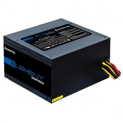 Блок питания Chieftec Element ELP-400S-Bulk (ATX 2.3, 400W, 85 PLUS, Act (ATX 2.3, 400W, 85 PLUS, Active PFC, 120mm fan) ELP-400S Bulk ELP-400S Bulk
