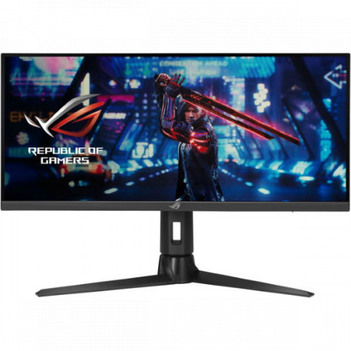 Монитор ASUS 29.5" ROG Strix IPS ProGaming, 2560x1080, 1ms, 300cd/m2, 178°/178°, 100Mln:1, HDMI, DP, USB-C, 220Hz, HDR10, MM, G-Sync, KVM support, Tripod socket, HAS, Black, 90LM07N0-B01170 3 years XG309CM XG309CM #5