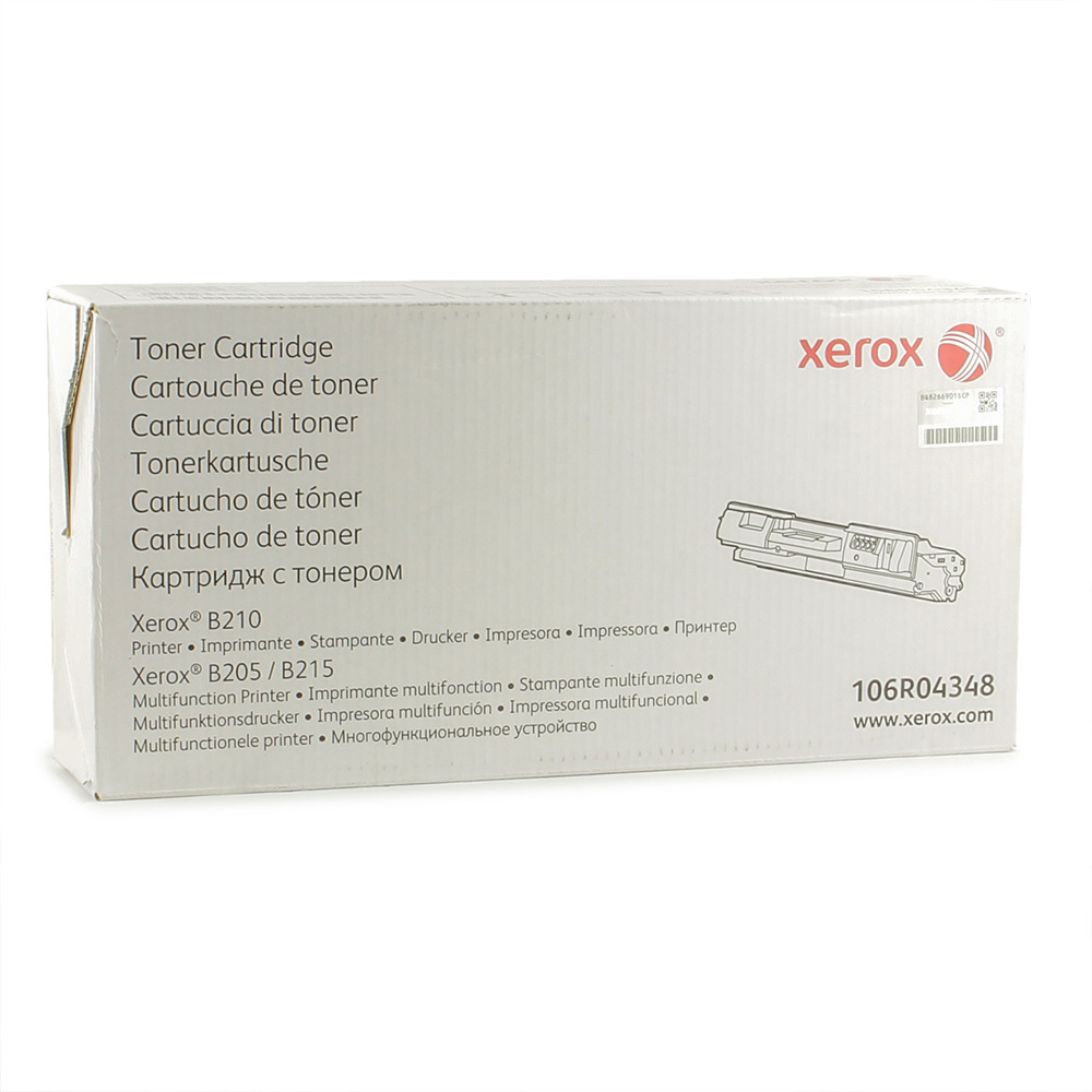 Картридж Xerox лазерный черный (3000стр.) для Xerox B205/210/215 106R04348 106R04348