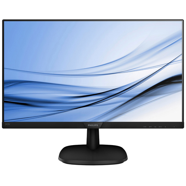 Монитор Philips 23.8" 243V7QSB (00/01) черный IPS LED 16:9 DVI матовая 250cd 1920x1080 D-Sub FHD 243V7QSB 243V7QSB