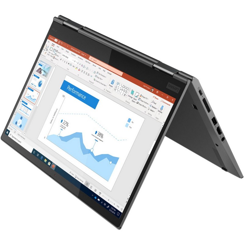 Ноутбук Lenovo ThinkPad X1 Yoga G5 T 14" UHD (3840x2160)IPS MT 500N, i5-10210U 1.6G, 16GB LP3 2133, 512GB SSD M.2, Intel UHD, WiFi 6,BT,4G-LTE,FPR, Pen, IR Cam, 65W USB-C, 4cell 51Wh, Win 10 Pro, 3Y CI, Gray, 1.36kg 20UB003XRT 20UB003XRT