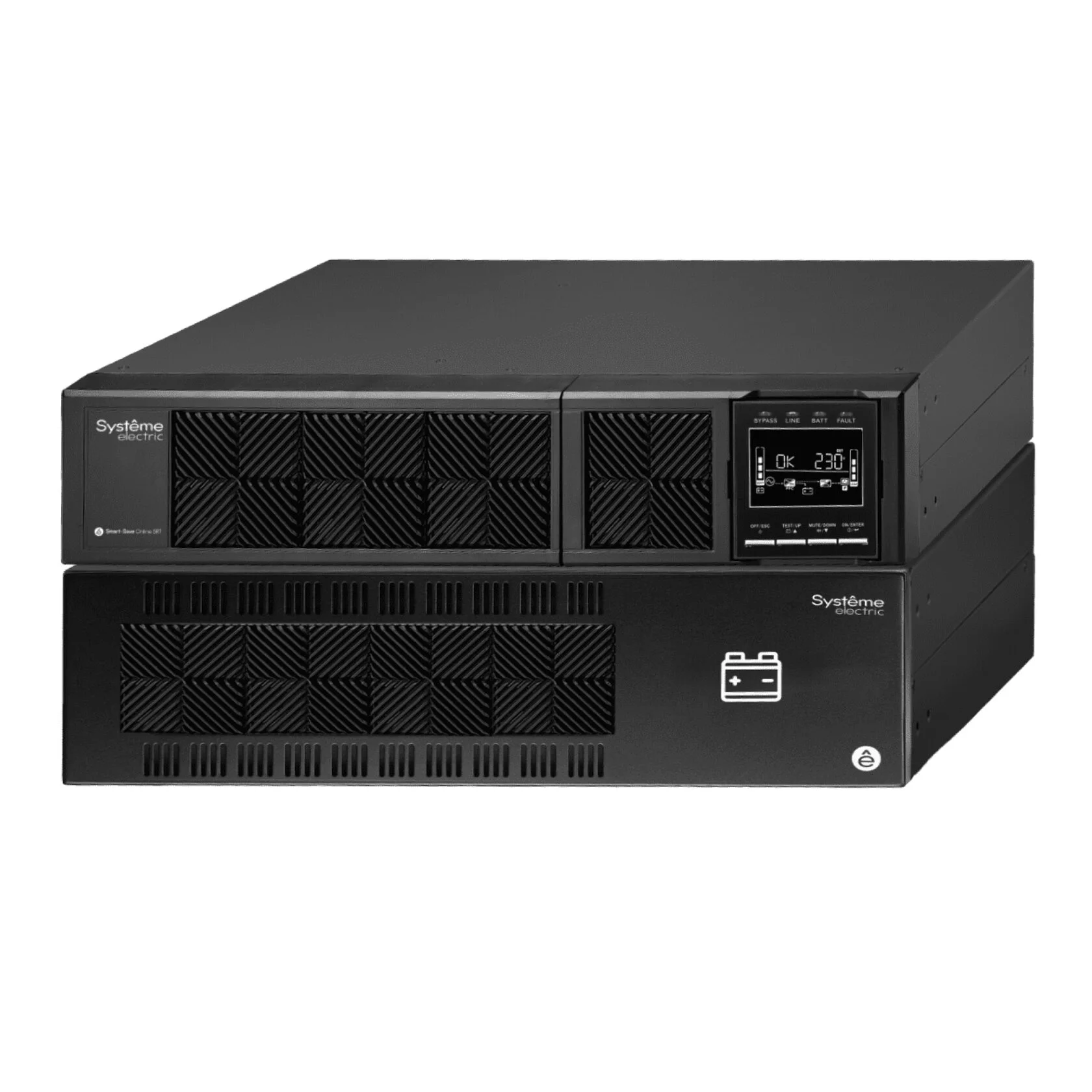 Источник бесперебойного питания Systeme Electric Smart-Save SRT 10000VA/10000W, Online, клеммы, Rack/Tower, LCD SRTSE10KRTXLI-NC SRTSE10KRTXLI-NC