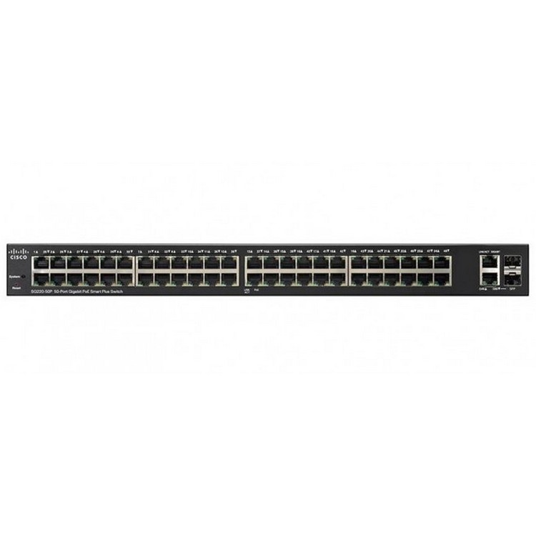 Коммутатор Cisco SG220-50 50-Port Gigabit Smart Switch SG220-50-K9-EU SG220-50-K9-EU