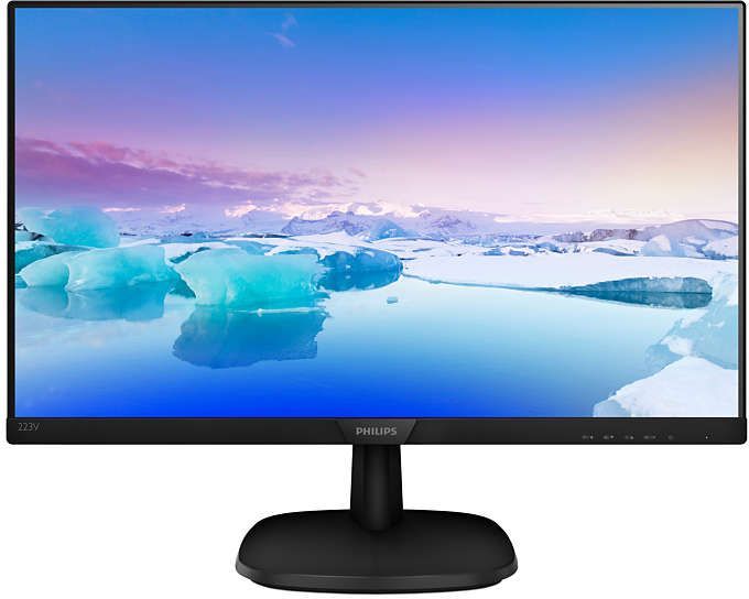 Монитор Philips 21,5" Black (IPS, 1920x1080, D-sub+DVI+HDMI, 4 ms, 178°/178°, 250 cd/m, 10M:1) 223V7QDSB (00/01) 223V7QDSB (00/01)