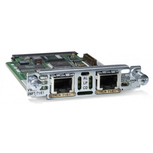 Модуль VWIC2-2MFT-T1/E1= Cisco 2-Port 2nd Gen Multiflex Trunk Voice/WAN Int. Card VWIC2-2MFT-T1/E1=