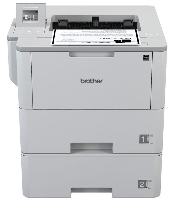 Принтер Brother HL-L6400DWT, A4, 50 стр/мин, 512Мб, дуплекс, GLAN, WiFi, лоток 520x2, NFC, USB, старт.картр 12000стр HLL6400DWTR1 HLL6400DWTR1
