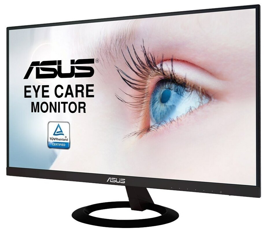 Монитор ASUS 23.8" VZ249HE Wide LED IPS monitor, 16:9, Full HD 1920 x 1080, 5ms(GTG), 250 cd/m2 , 80 M:1, 178°(H), 178°(V), D-Sub, HDMI, Ultra-slim De 90LM02Q0-B01670 90LM02Q0-B01670