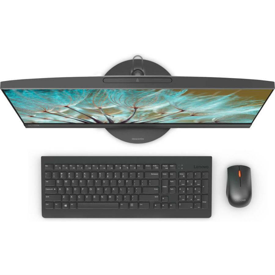Моноблок Lenovo IdeaCentre AIO 520-24ARR   23.8"(1920x1080)/AMD Ryzen 5 2400GE(3.2Ghz)/8192Mb/1000+128SSDGb/DVDrw/Int:AMD Radeon RX Vega 11/BT/WiFi/war 1y/6.17 F0DN005PRK F0DN005PRK