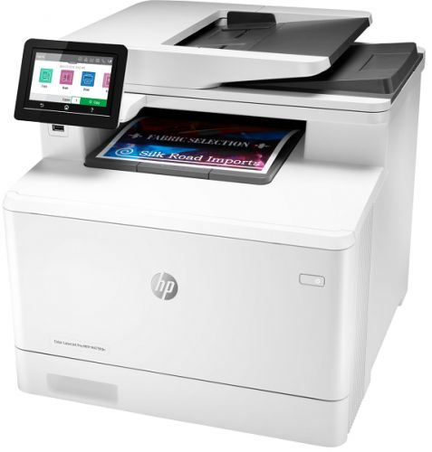 МФУ HP  Color LaserJet Pro MFP M479fdn (p/c/s/f, A4,600 dpi,27(27)ppm,512Mb,2 trays 50+250,Duplex,ADF50,USB 2.0/GigEth,4 cart.in box black 2400&cmy1200 pages,1y warr.,repl. CF378A) W1A79A W1A79A