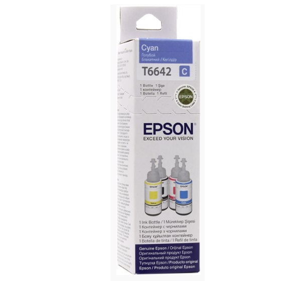 Чернила Cactus  для Epson L100, голубые, 100ml C13T66424A C13T66424A #2