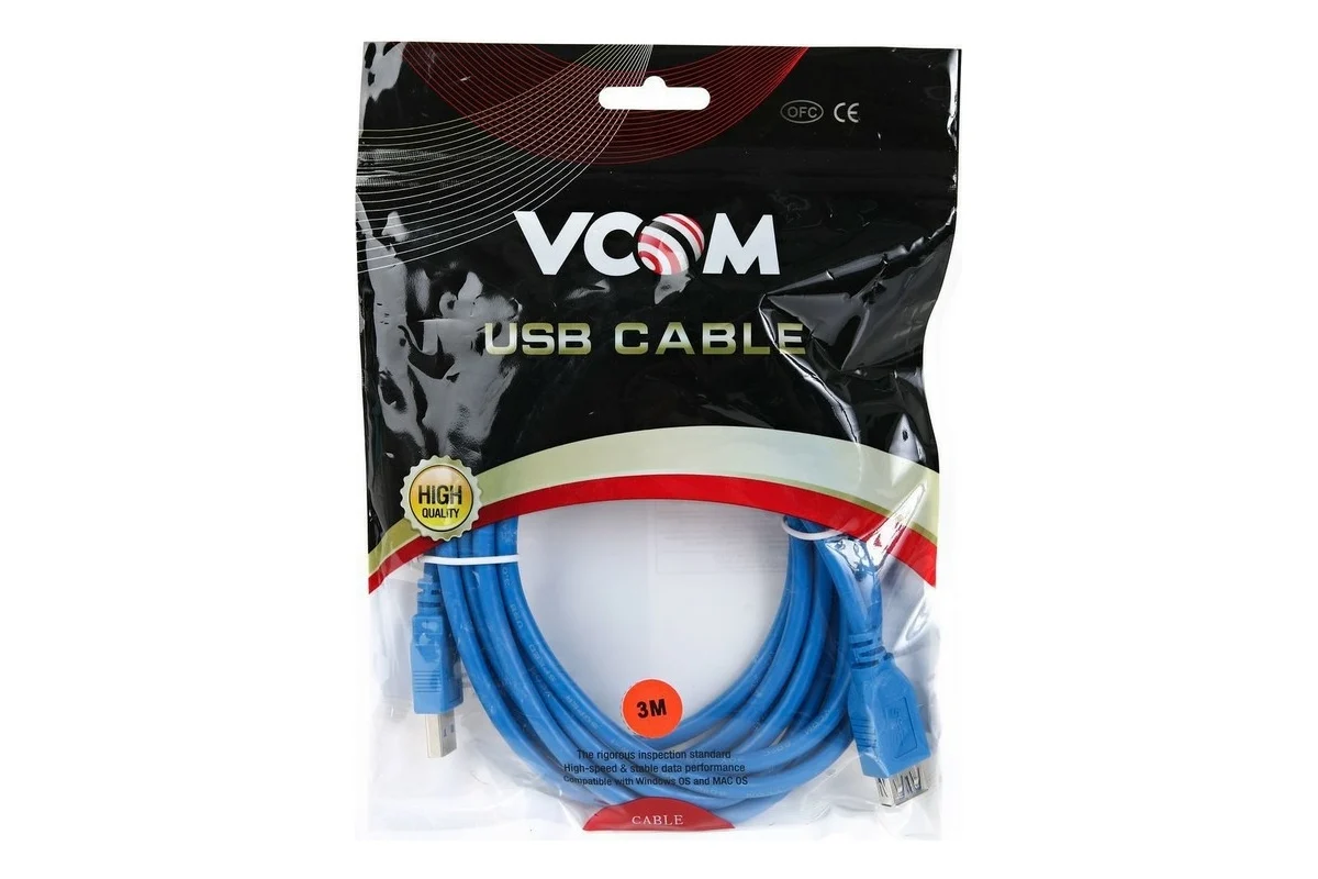 Кабель Vcom удлинительный USB3.0 Am-Af 3m VUS7065-3M VUS7065-3M #2