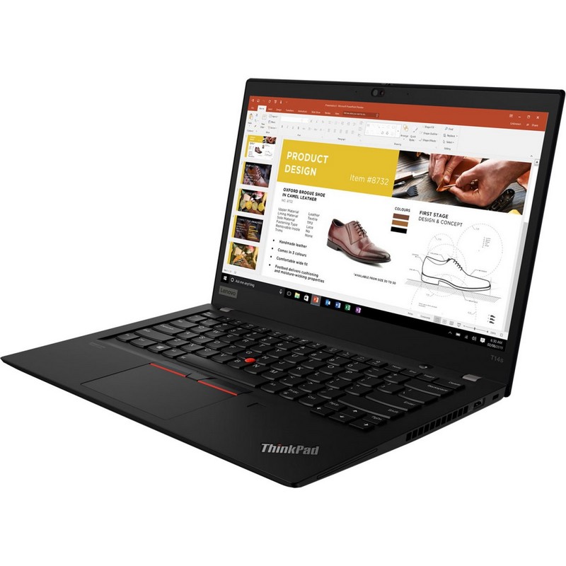 Ноутбук Lenovo ThinkPad T14s G1 T 14" FHD (1920x1080) IPS MT 500N, i5-10210U 1.6G, 16GB DDR4 3200, 512GB SSD M.2, Intel UHD, WiFi 6, BT, NoWWAN, FPR, IR Cam, 65W USB-C, 3cell 57Wh, Win 10 Pro, 3Y CI 20T0004PRT 20T0004PRT