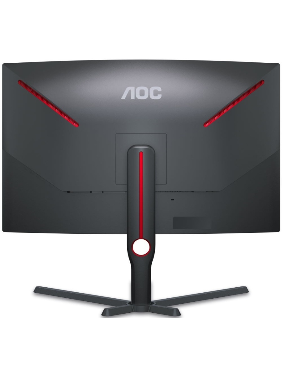 Монитор AOC 32" Black-Red с поворотом экрана (VA, изогнутый, 2560x1440, 165Hz, 1 ms, 178°/178°, 300 cd/m, 80M:) CQ32G3SU CQ32G3SU