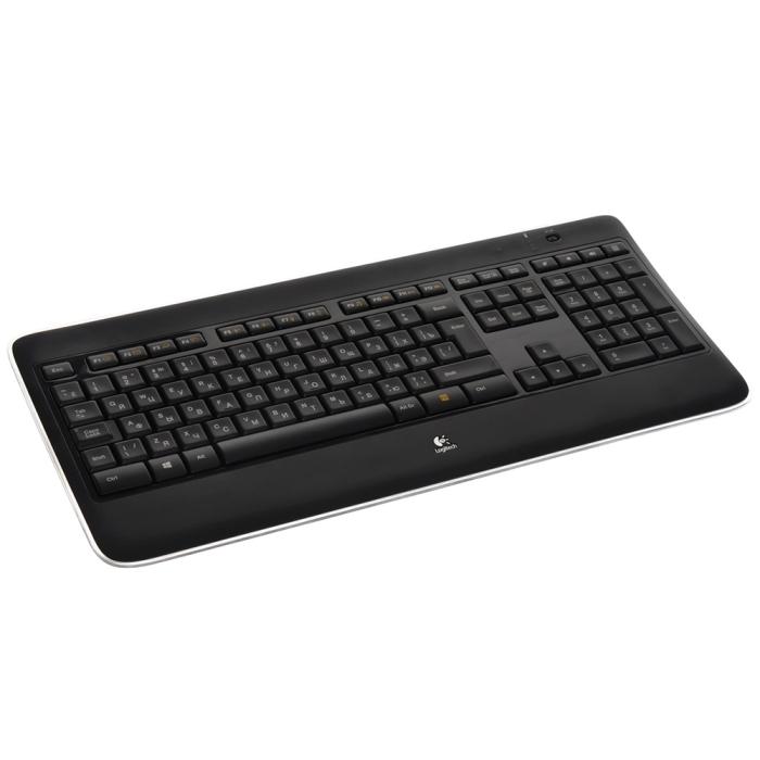 Клавиатура Logitech Wireless Illuminated Keyboard K800, Black 920-002395 #3