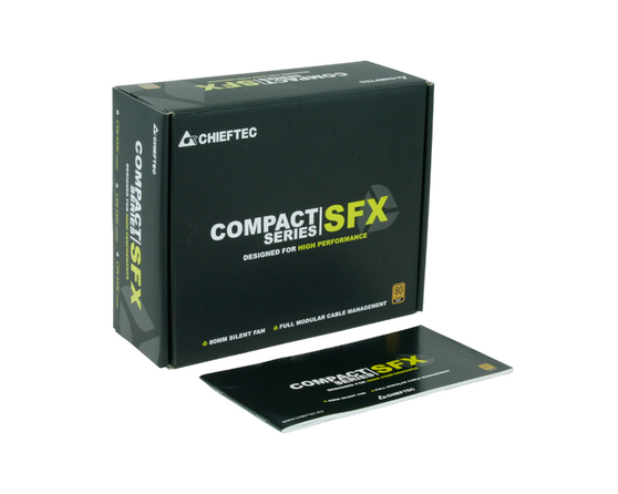 Блок питания Chieftec Compact CSN-550C (ATX 2.3, 550W, SFX, Active PFC, 80mm fan, 80 PLUS GOLD, Full Cable Management) Retail CSN-550C CSN-550C
