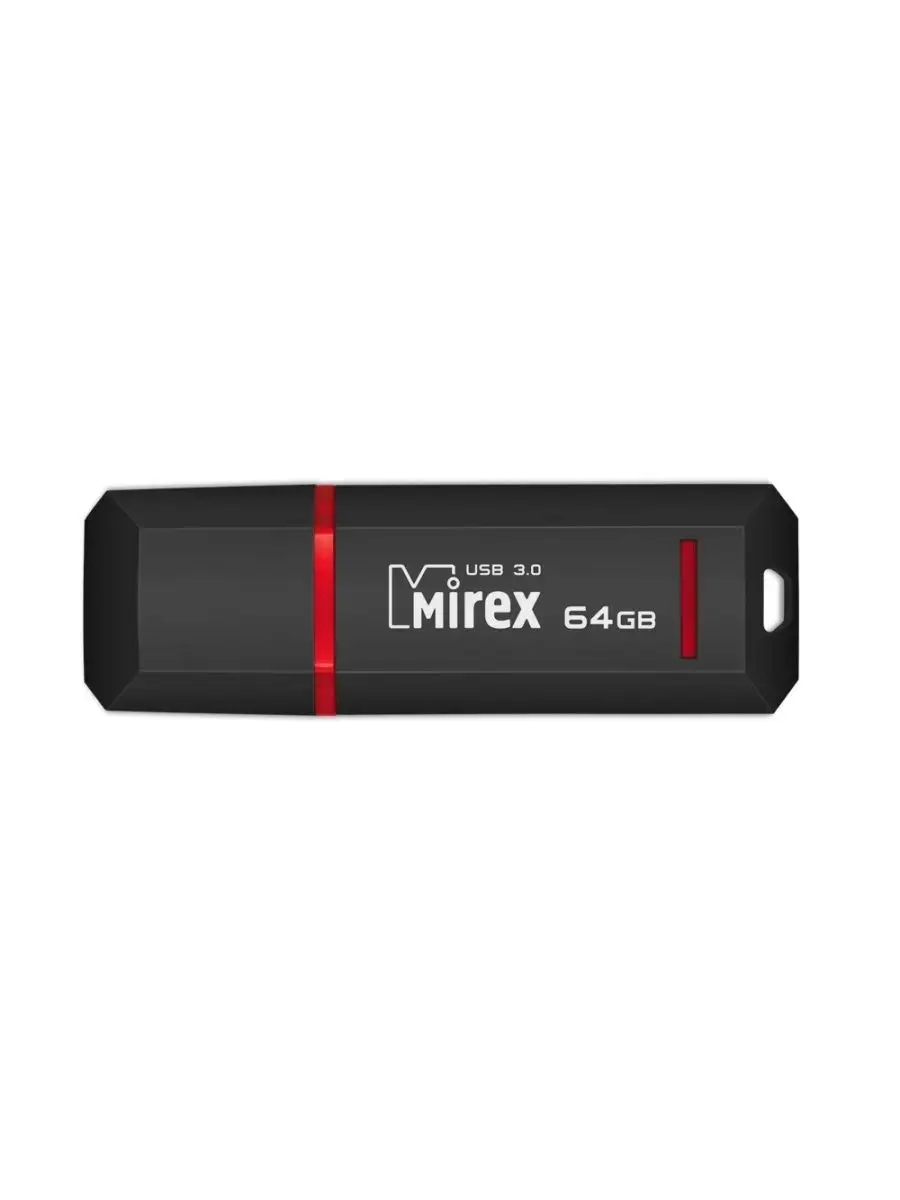 Флеш накопитель Mirex 13600-FM3BKN64 64GB,Knight,USB 3.0,черный 13600-FM3BKN64 13600-FM3BKN64