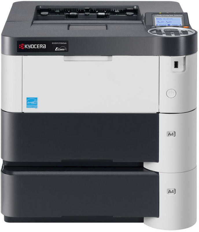 Принтер Kyocera ECOSYS P3045dn A4, 1200 dpi, 512Mb, 45 ppm, дуплекс, USB 2.0, Network (1102T93NL0) 1102T93NL0 1102T93NL0